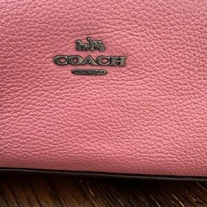 MED deep pink colored Coach handbag.